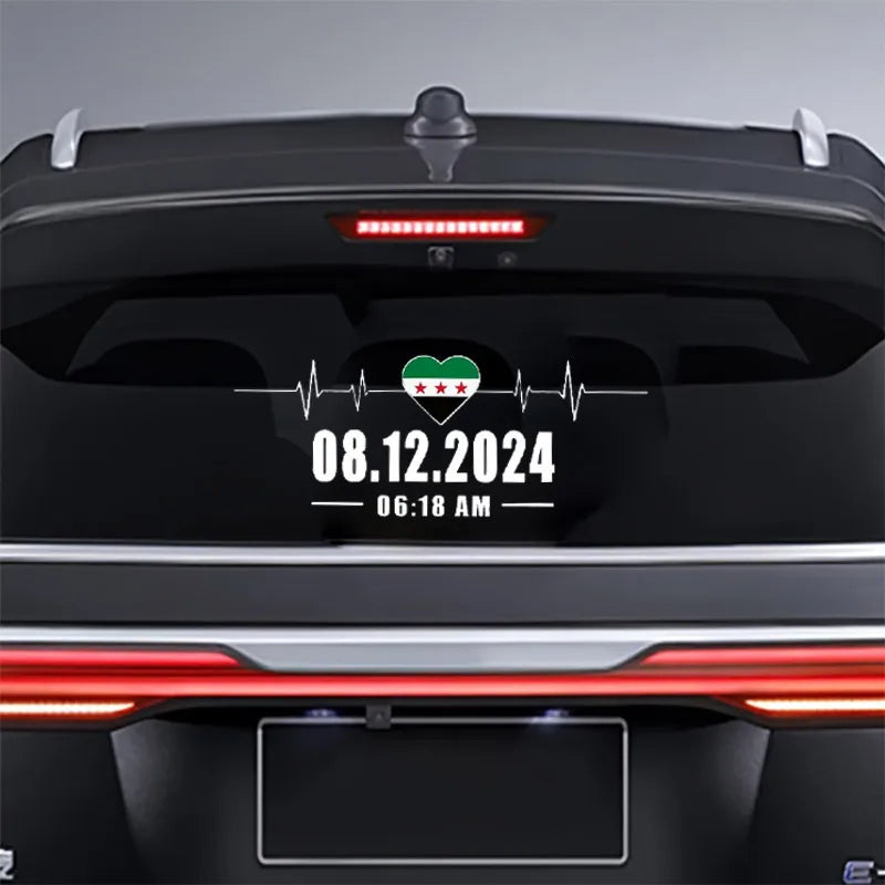 Flag Of Syria Stickers Date 20240812