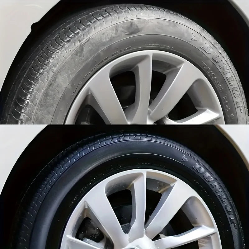 Tire Shine & Plastic Repair Paste - Removes Scratches