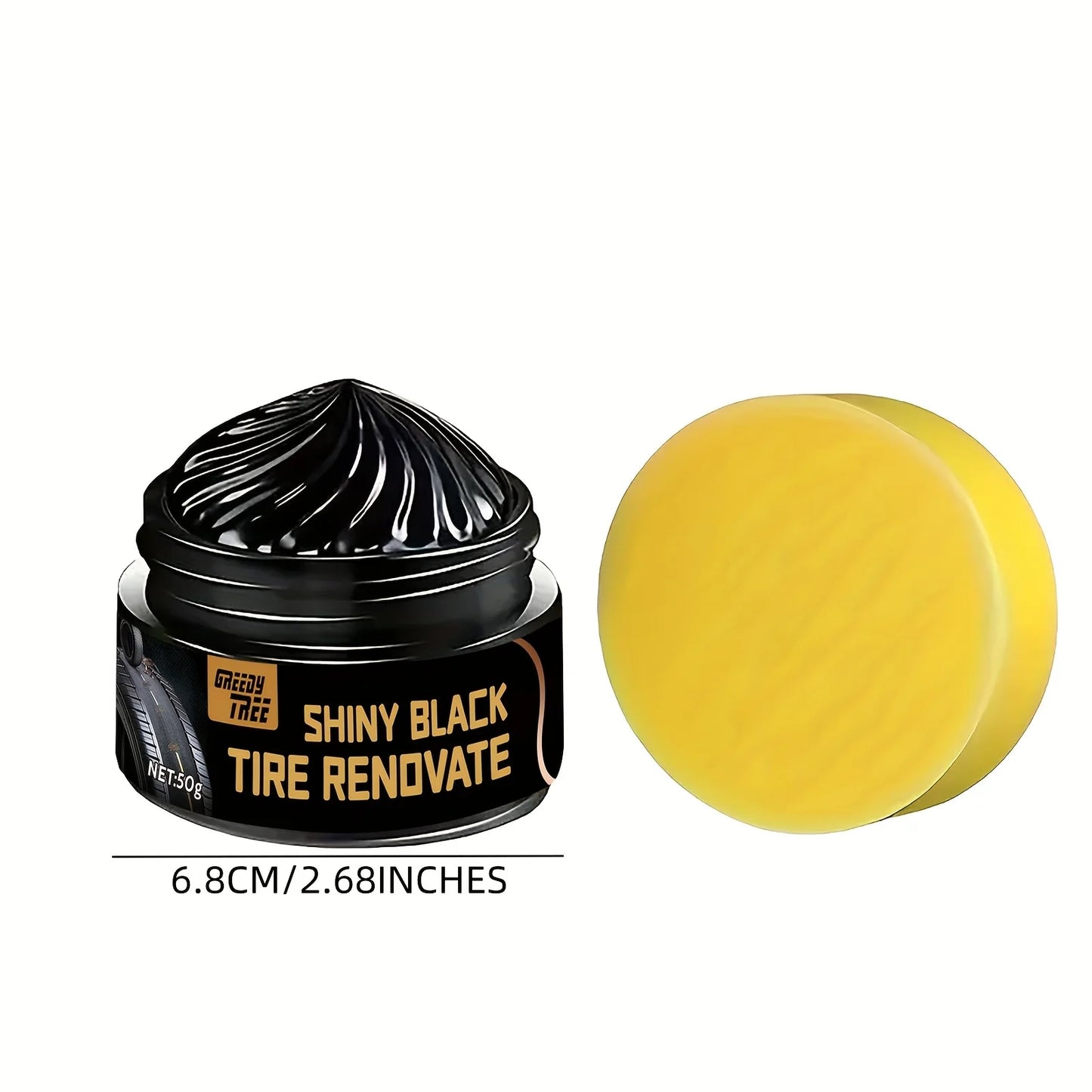 Tire Shine & Plastic Repair Paste - Removes Scratches