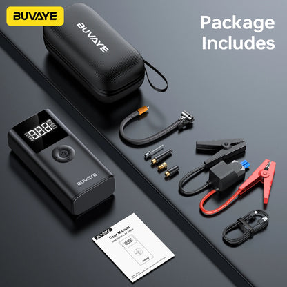 4 In 1 2500A Portable Jump Starter Power Bank