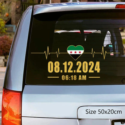 Flag Of Syria Stickers Date 20240812