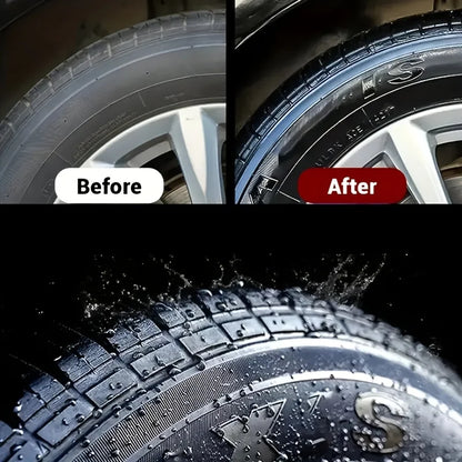 Tire Shine & Plastic Repair Paste - Removes Scratches