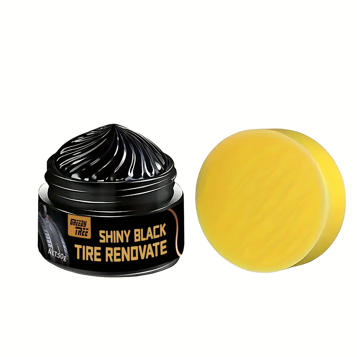 Tire Shine & Plastic Repair Paste - Removes Scratches