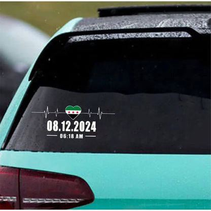 Flag Of Syria Stickers Date 20240812