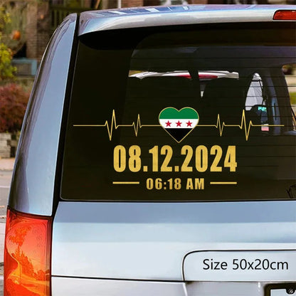 Flag Of Syria Stickers Date 20240812
