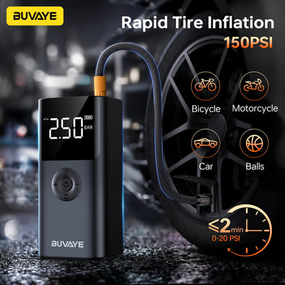 4 In 1 2500A Portable Jump Starter Power Bank