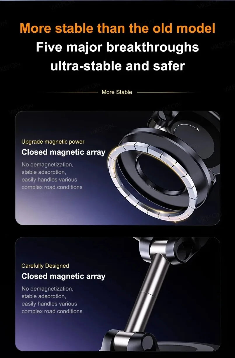 Magnetic Car Phone Holder 360° Rotation F