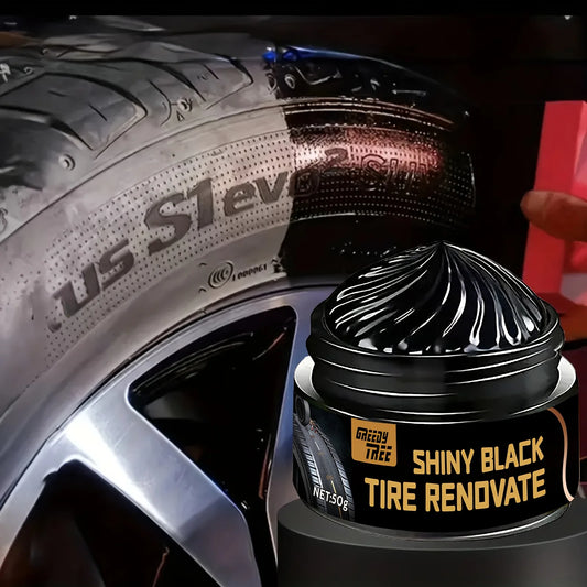 Tire Shine & Plastic Repair Paste - Removes Scratches