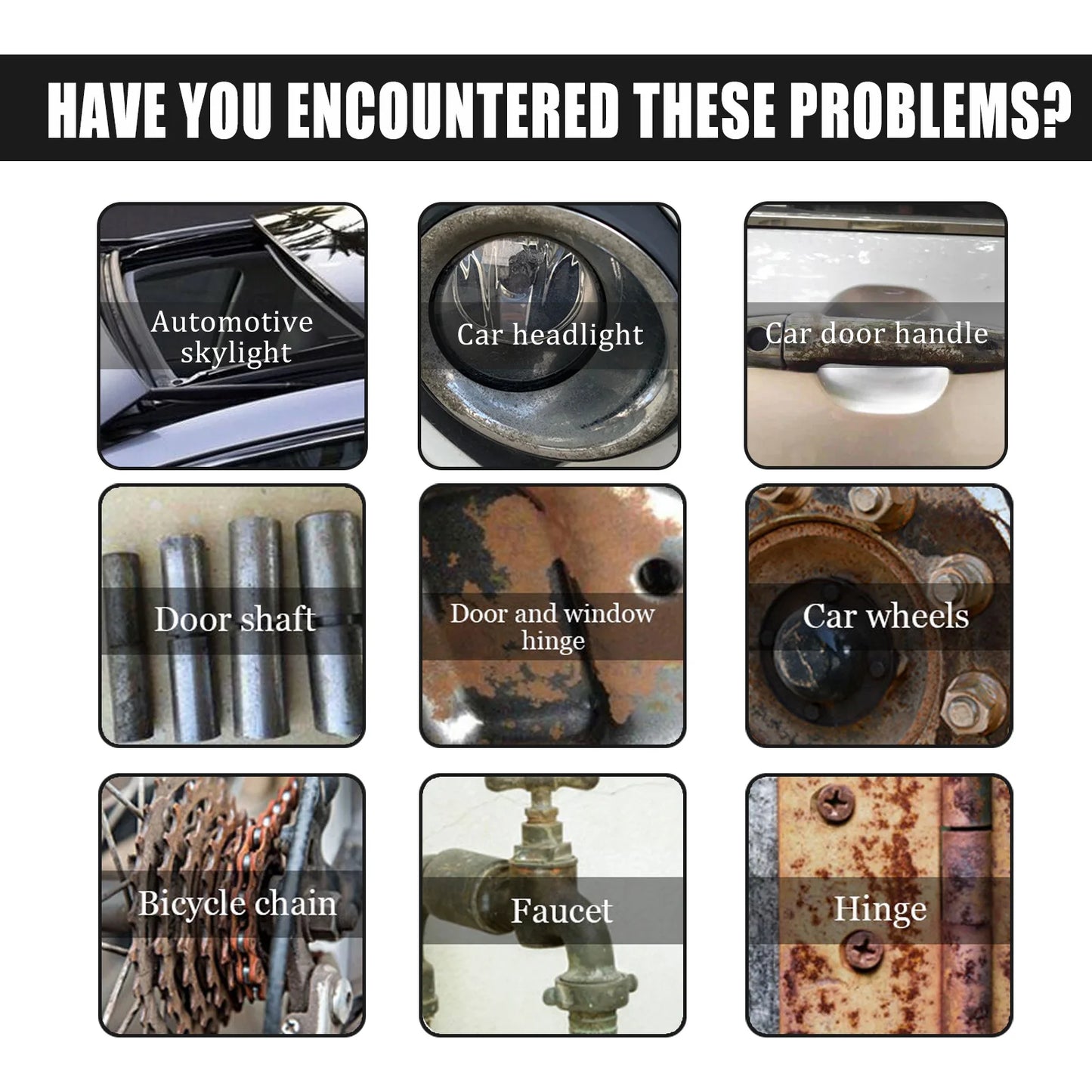 Car Metal Rust Remover Rust Inhibitor Derusting Spray